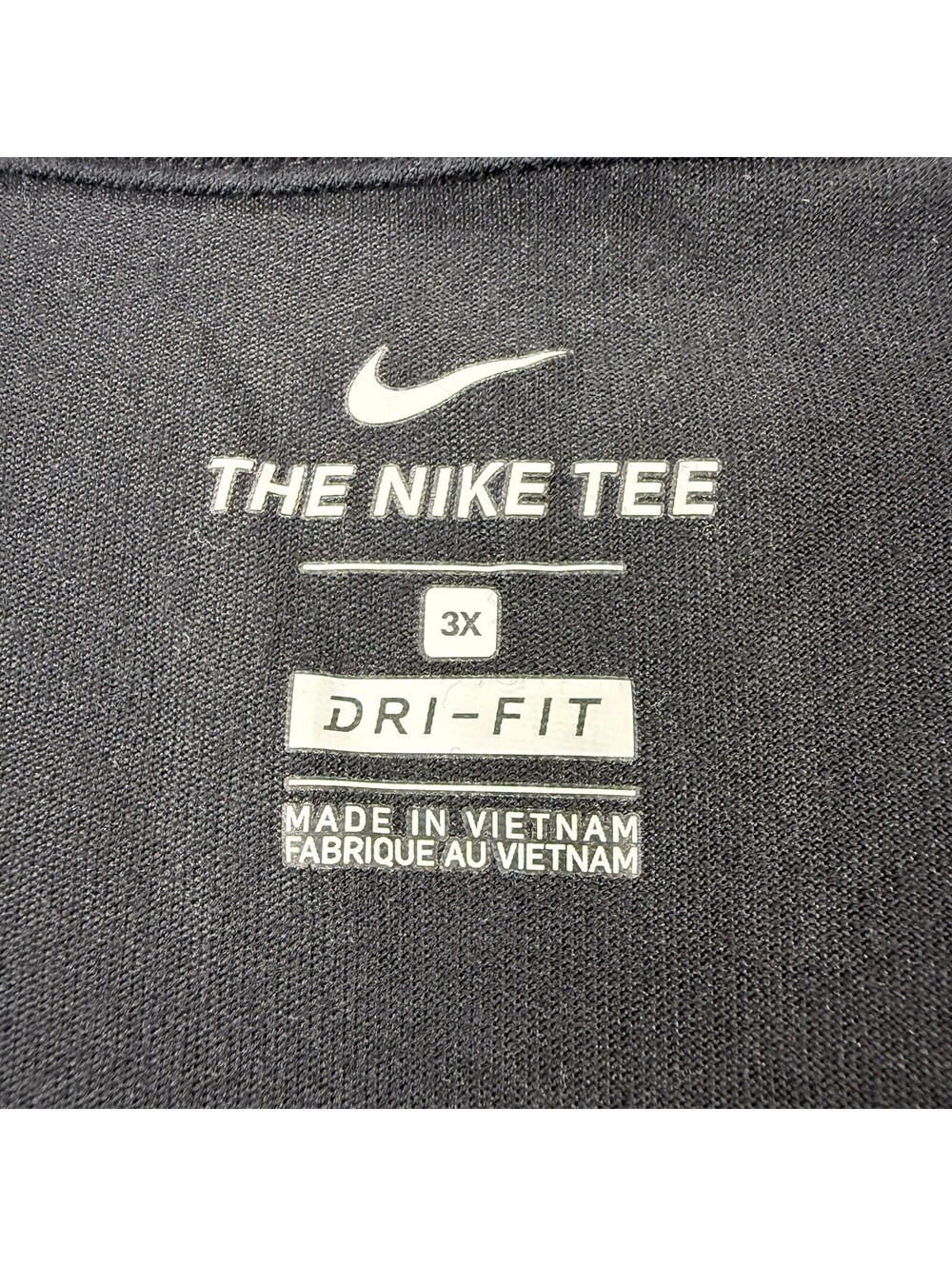 Women's Nike Plus 3X  Dri-Fit Dry Standard FIt Scoop Bottom Tank Top Black Color - Picture 4 of 4